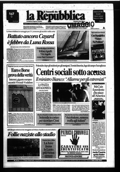 Il lunedì de La repubblica